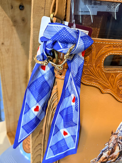 Snaffle Bit for Neck Ties  / Scarf Accessory (Gold & Silver)