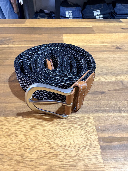 Women's Elastic Waist Belts with Metal Buckles 32-38