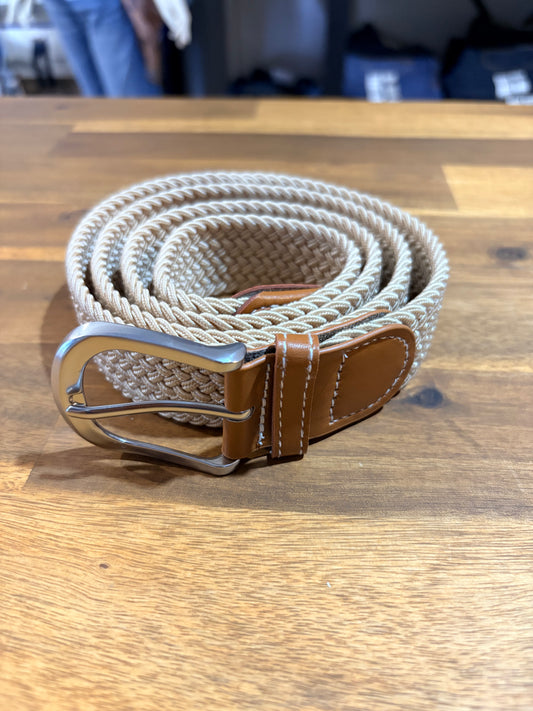 Women's Elastic Waist Belts with Metal Buckles 32-38