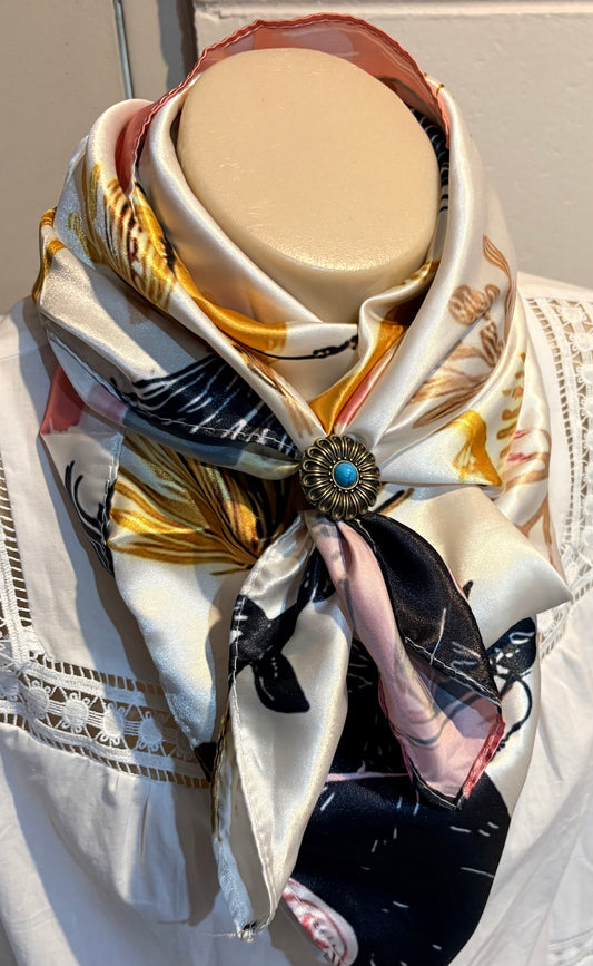 Western Wild Rag - Pink Cowgirl