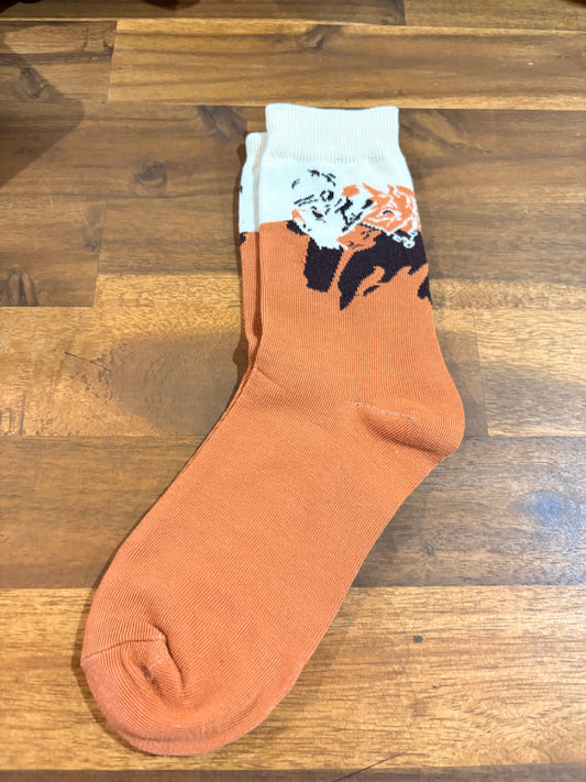 Western Novelty Calf Socks - Horse - 2-7