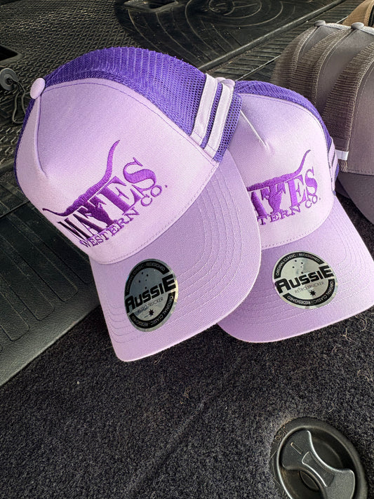 Mates Western Ponytail Cap - Purple
