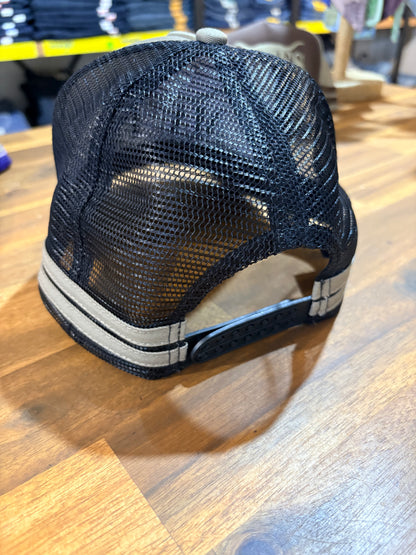 Mates Western Cap - Khaki with Black Mesh