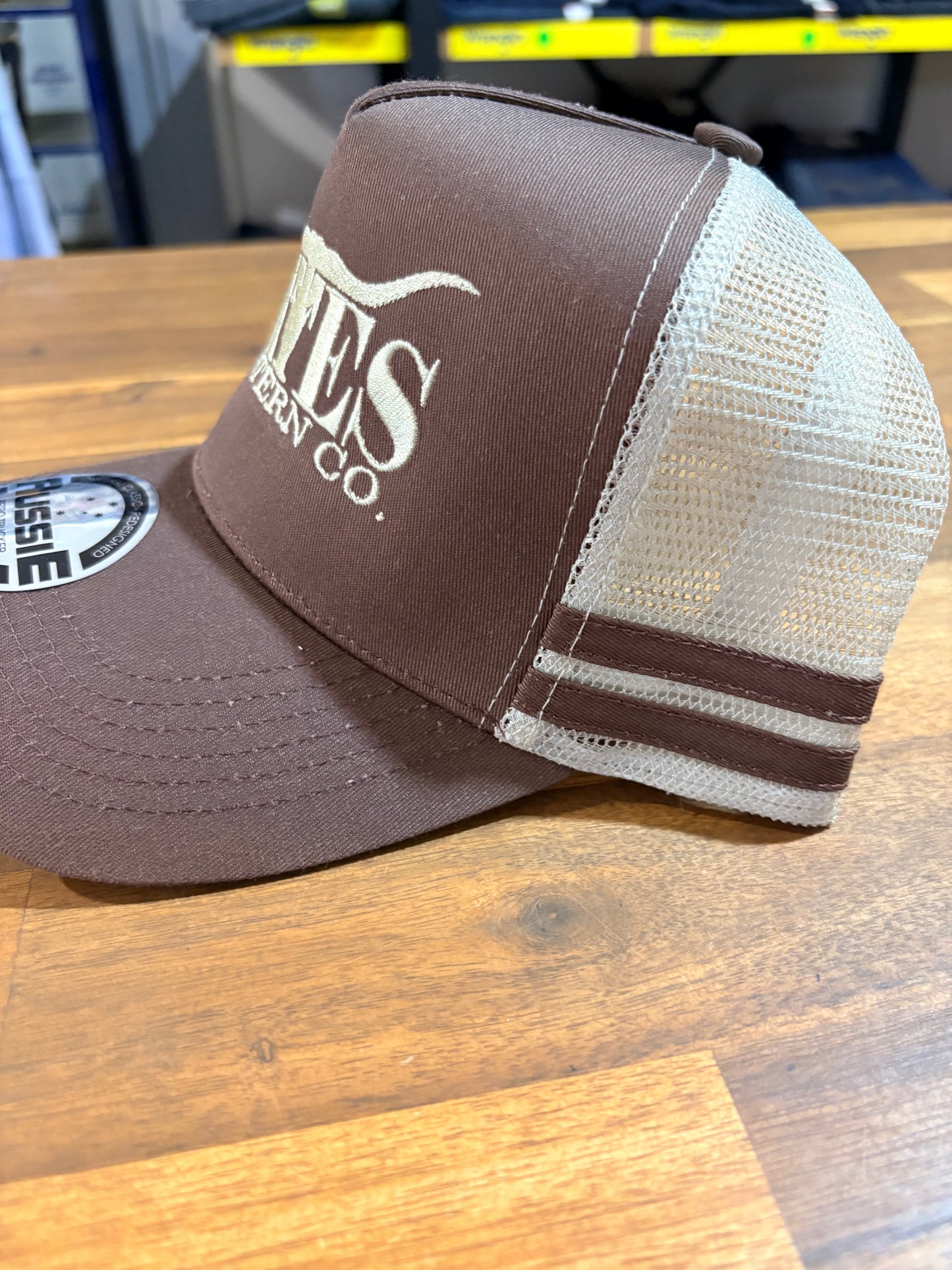 Mates Western Cap - Brown and Creme
