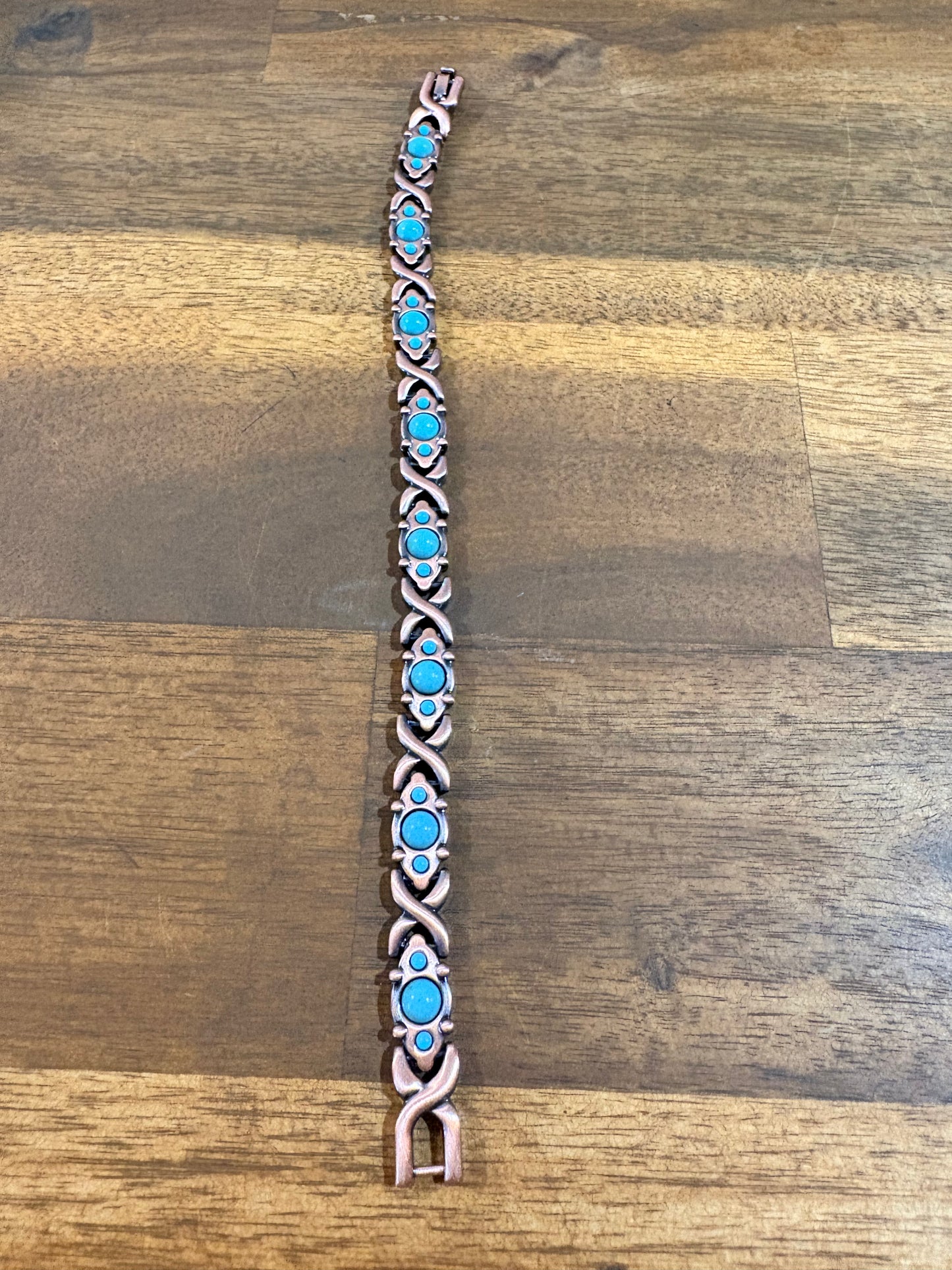 Copper Magnet Turquoise Bracelet 20cm
