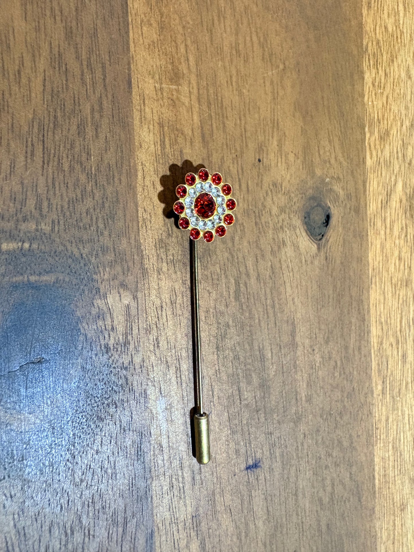 Western Hat Pins - Crystal