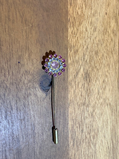 Western Hat Pins - Crystal
