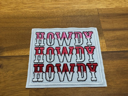 Western Iron on Patches