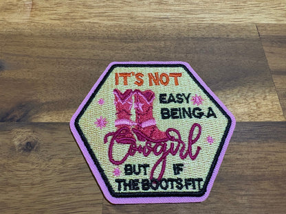 Western Iron on Patches