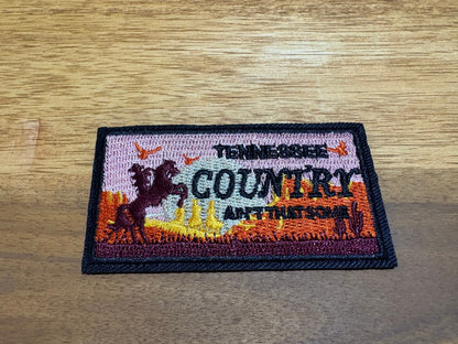 Western Iron on Patches
