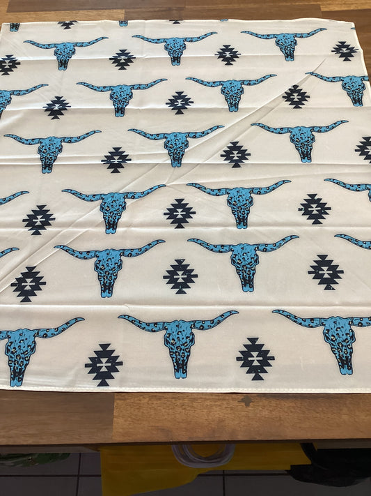 Turquoise Small Wild Rags / Scarves