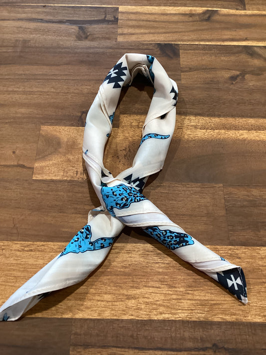 Turquoise Small Wild Rags / Scarves