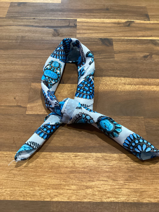 Turquoise Gem Small Wild Rags / Scarves
