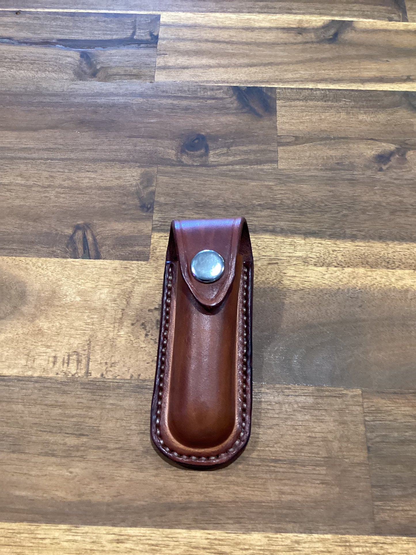 Hand-Made Leather Belt Pouch for Pocket Knife