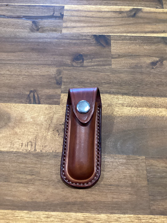 Hand-Made Leather Belt Pouch for Pocket Knife