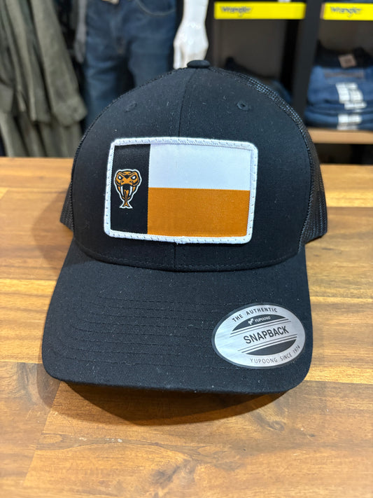 Texas Rattlers Black Snap - Back