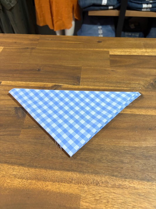 Red Lily Denim - Bandana Light Blue Gingham - OSFA