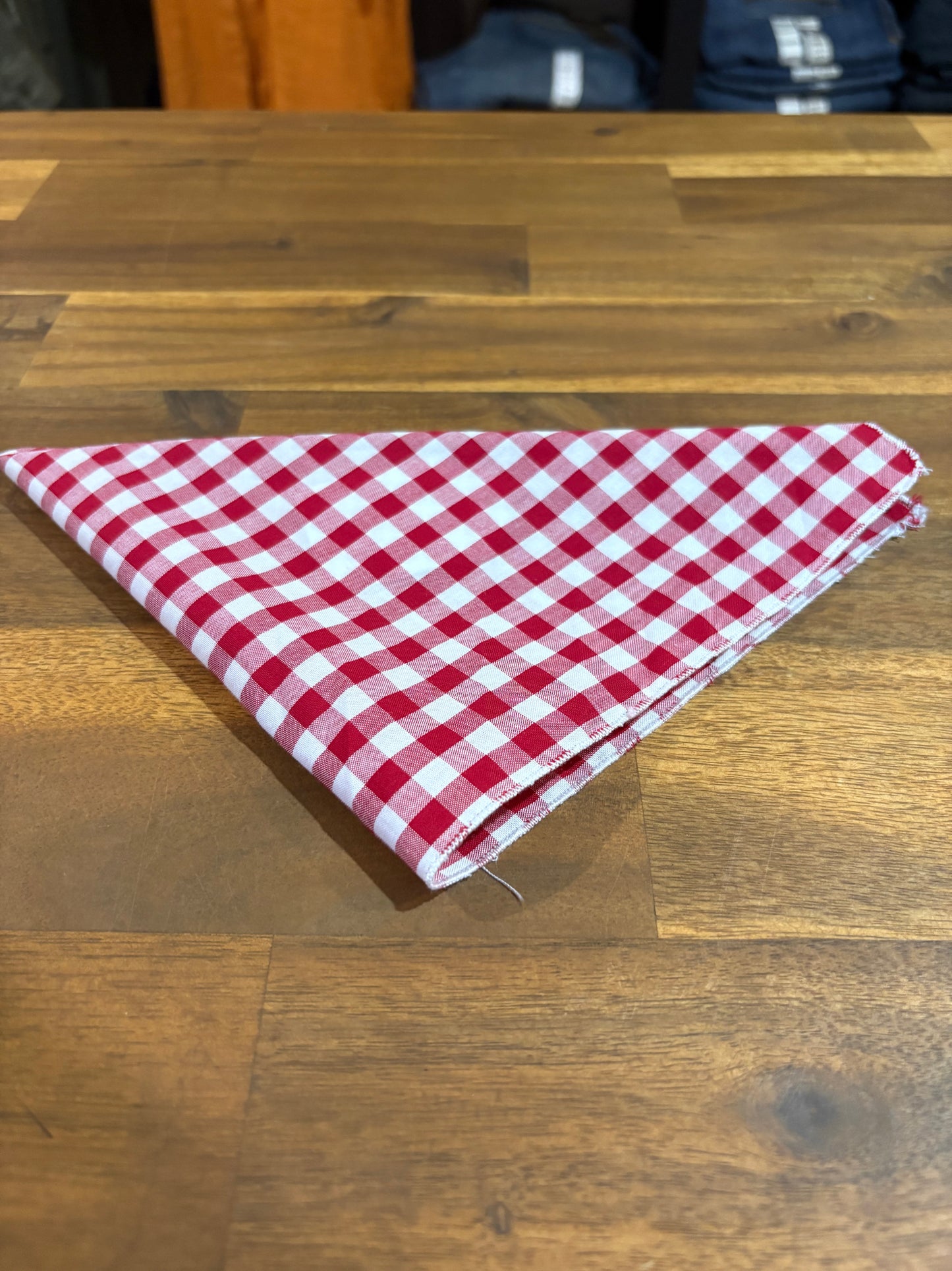 Red Lily Denim - Bandana - Red Gingham - OSFA