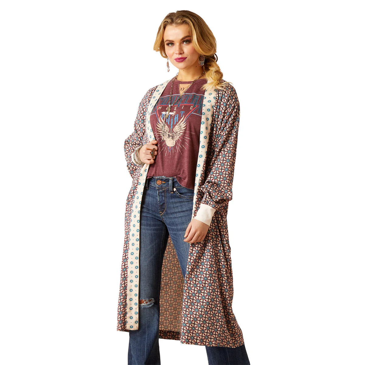 Ariat Womens Mesquite Kimono Duster