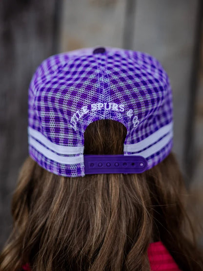 Little Spurs & Co - Purple Bow Cap - Toddler
