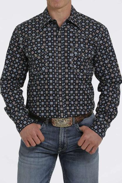 cinch mens stamp modern fit shirt