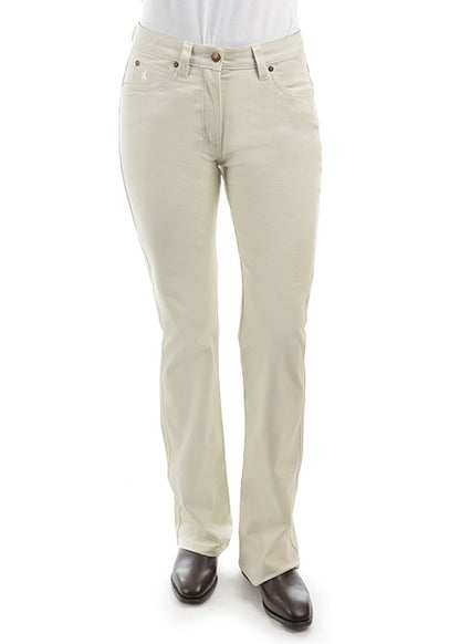 THOMAS COOK , WOMENS STRAIGHT MOLESKIN JEAN BOOT LEG 34leg