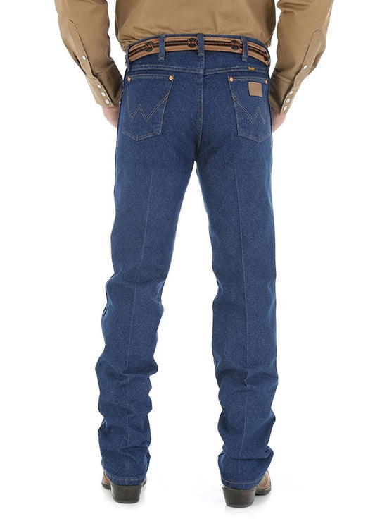 WRANGLER MENS COWBOY CUT ORIGINAL JEAN 34,36,38 LEG PREWASHED INDIGO