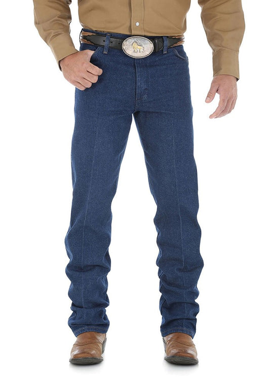 WRANGLER MENS COWBOY CUT ORIGINAL JEAN 34,36,38 LEG PREWASHED INDIGO