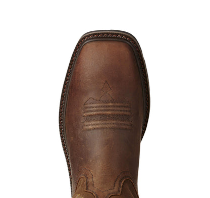 Ariat Mens Groundbreaker Wide Square Toe -  ST Brown