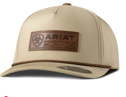 ARIAT MENS PATCH FABRIC CAP