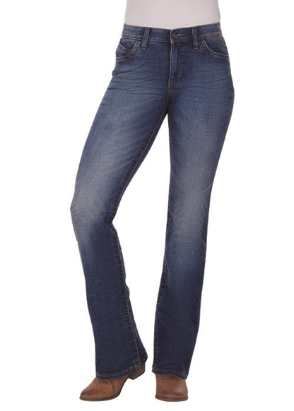 WRANGLER WOMENS ULTI RIDING JEAN - WILLOW 34 LEG REBECCA
