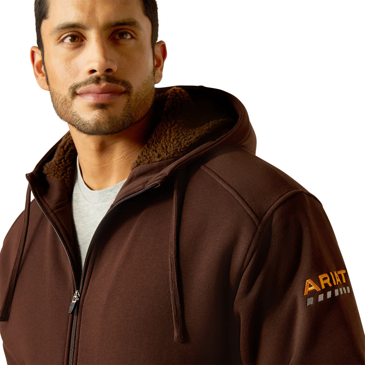 Rebar All-Weather Sherpa-Lined Full Zip Hoodie