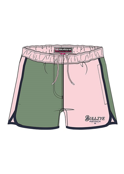 Bullzye WOMENS RACHEL SHORT Moss/Blush