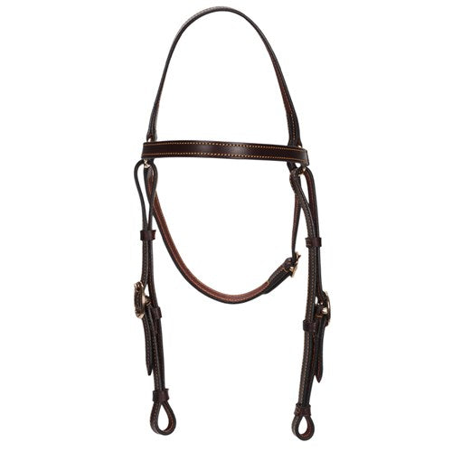 Flinders Edge Sewn 3/4 inch Barcoo Bridle & Reins - COB