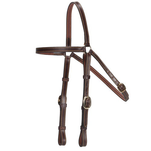 Flinders Edge Sewn 3/4 inch Barcoo Bridle & Reins - COB