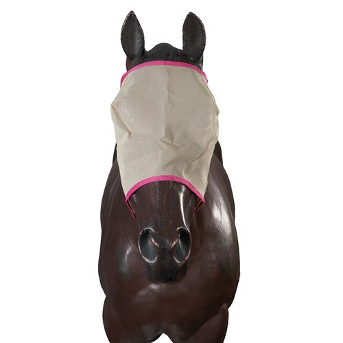 Showmaster Black/Pink Mesh Fly Mask