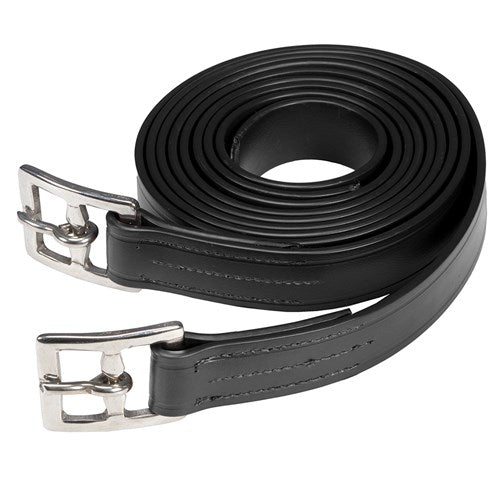 Landsborough Economy Biothane Stirrup Leathers 56' / 142cm Black