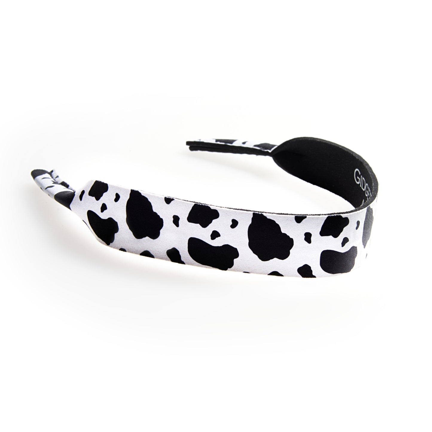Sunglass Strap – Black and White Cow Pattern