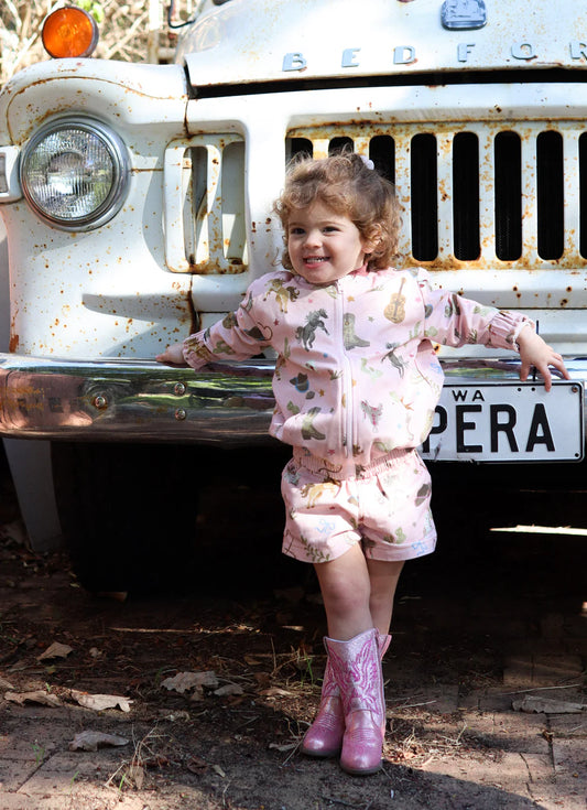 Little Morbry Rodeo Kids Shorts Pink