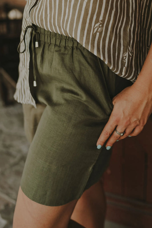 Outback Linen Spinifex Organic Linen Shorts