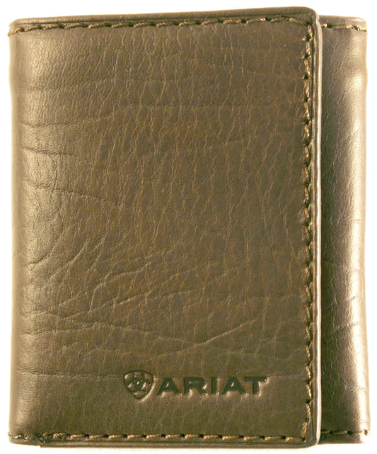 Ariat Tri-fold Wallet Dark brown