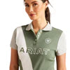 Ariat WMS Taryn ss Polo Duck Green