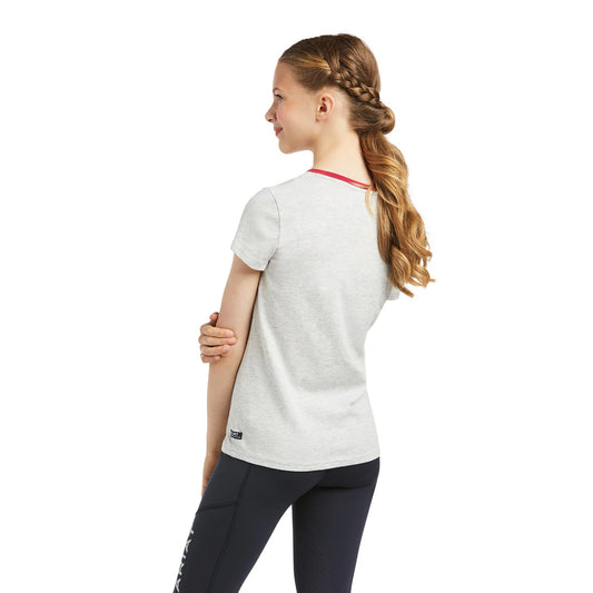 Ariat Kids Unicorn Moon T-shirt Heather Grey