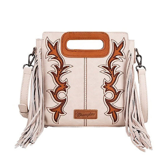 Wrangler Dallas Fringe Bag Beige
