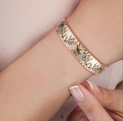 Copper Dragonfly Cuff Bracelet 2