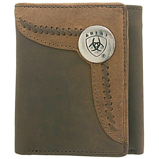 Tri-Fold Wallet - Two Toned Accent Overlay