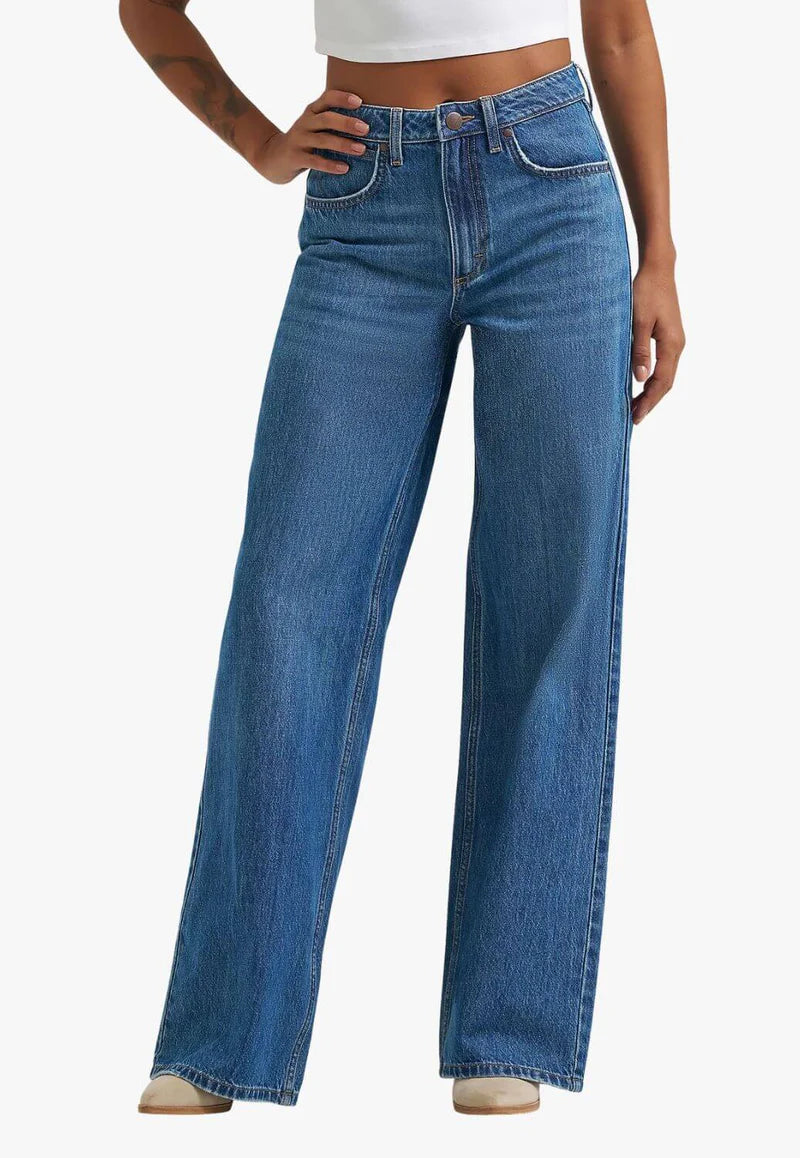 Wrangler Womens Hi Rise Wide Leg Bailey 30 leg