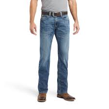 Ariat Mens M5 Straight Fit Straight Leg Bauer - Colour Fargo