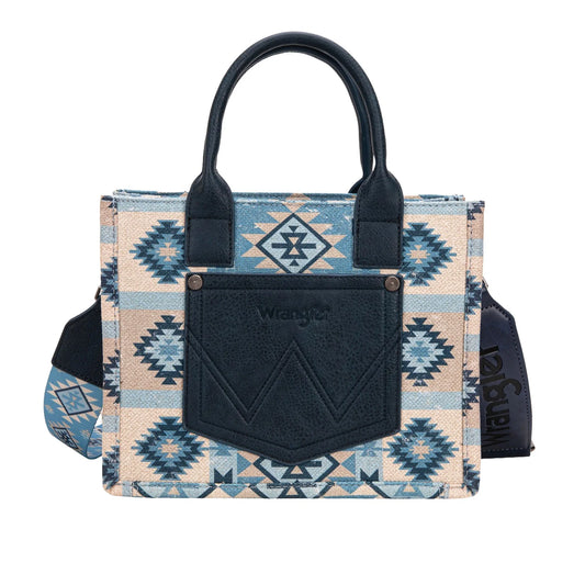 Wrangler Macy Aztec Crossbody Bag Blue