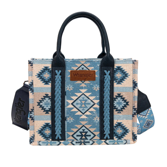 Wrangler Macy Aztec Crossbody Bag Blue